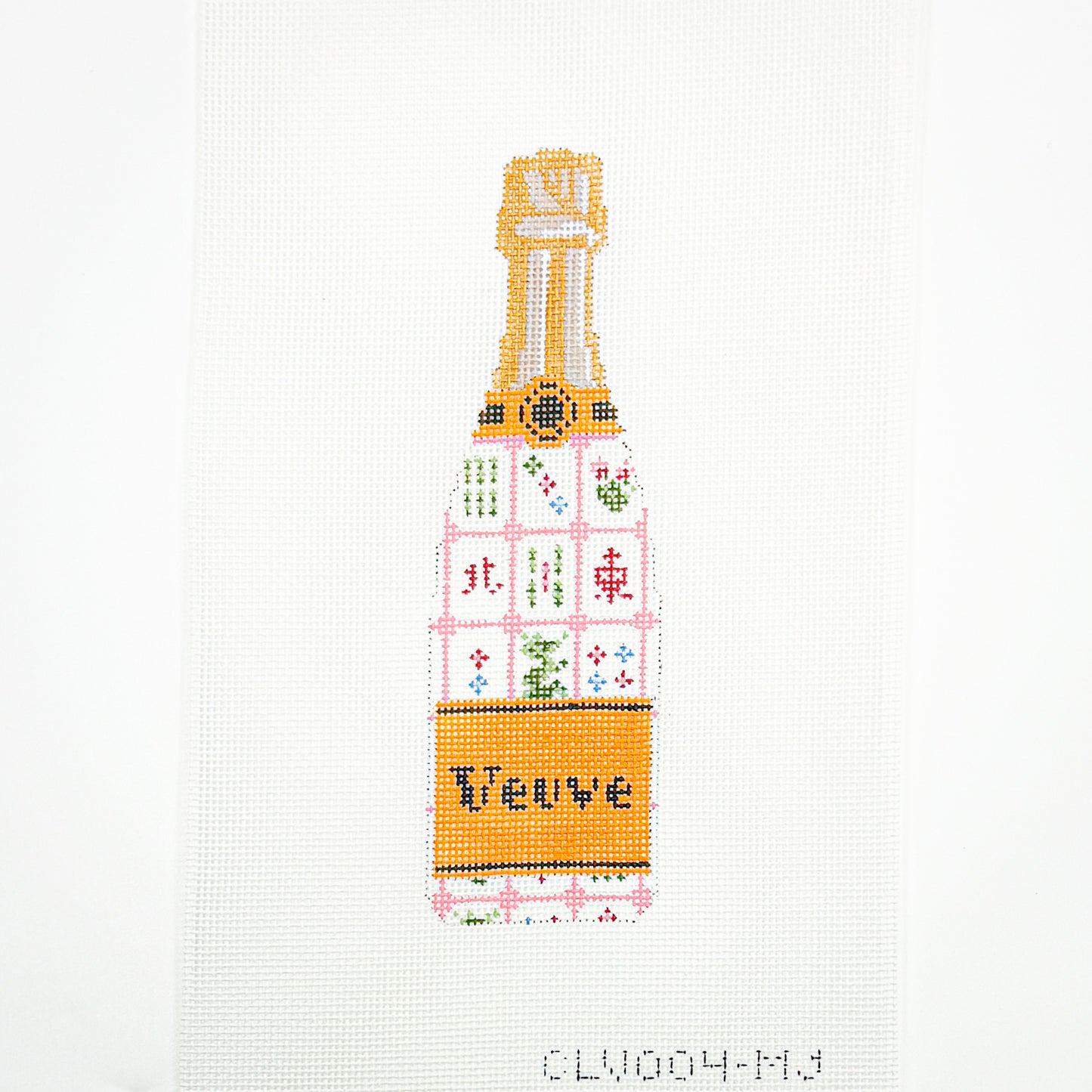 Mahjong Tiles Champagne Bottle