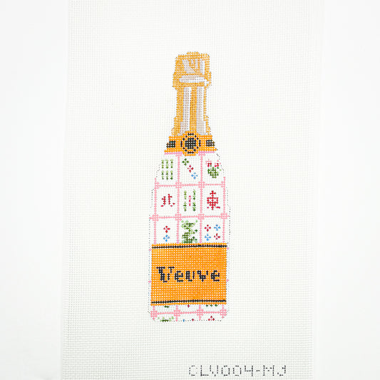 Mahjong Tiles Champagne Bottle