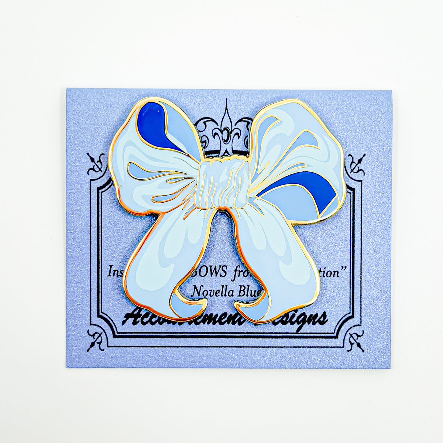 Novella Blue Bow Needle Minder *Exclusive*