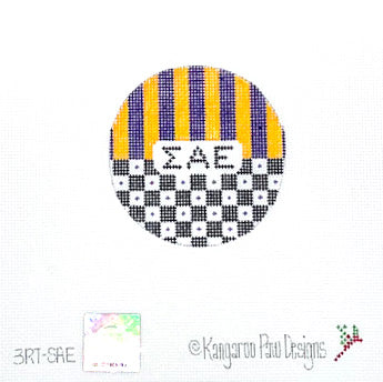 Sigma Alpha Epsilon Round Insert