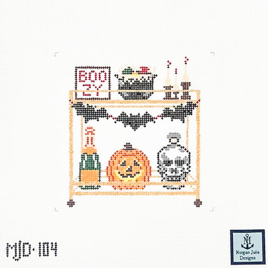Halloween Bar Cart