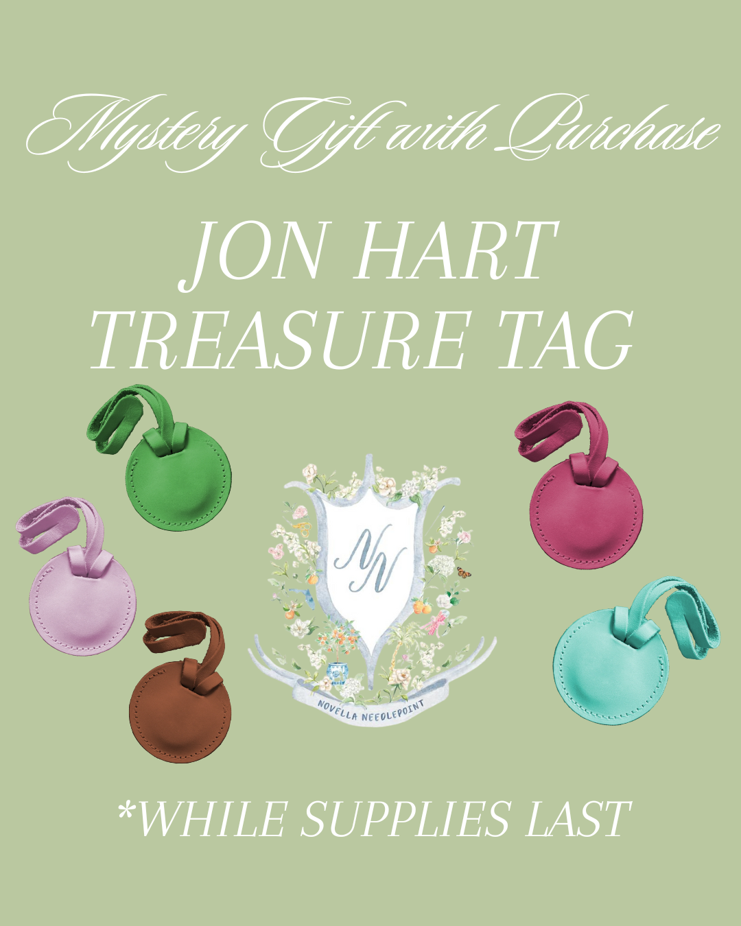 Small Business Saturday 2025 Gift with Purchase: Mystery Jon Hart Treasure Tag