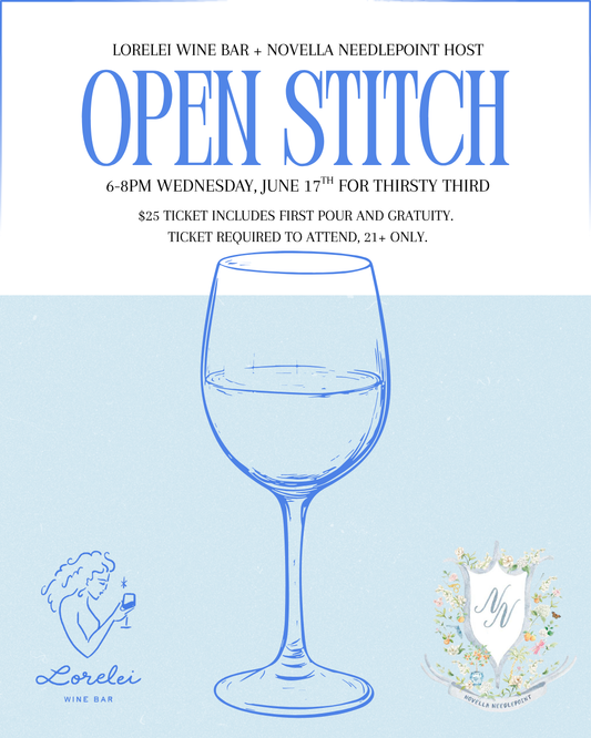Thirsty ThirdOpen Stitch at Lorelei Wine Bar Wednesday, June 17th