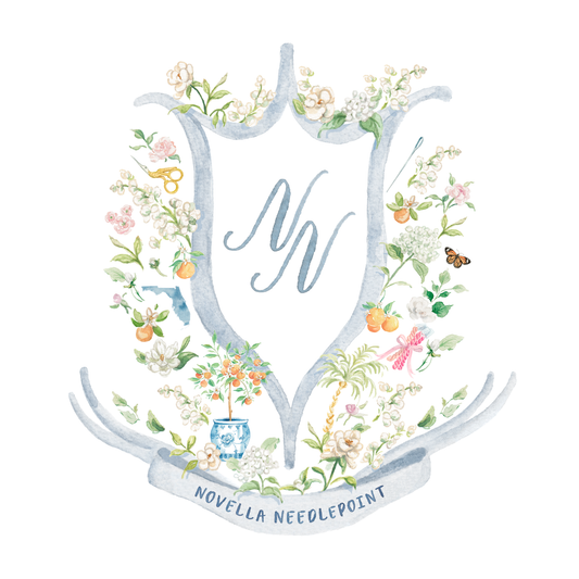 Novella Needlepoint Gift Card