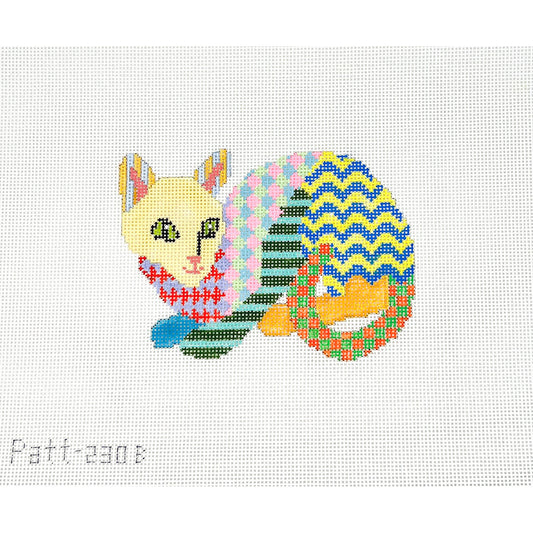 Bargello Butt Cat