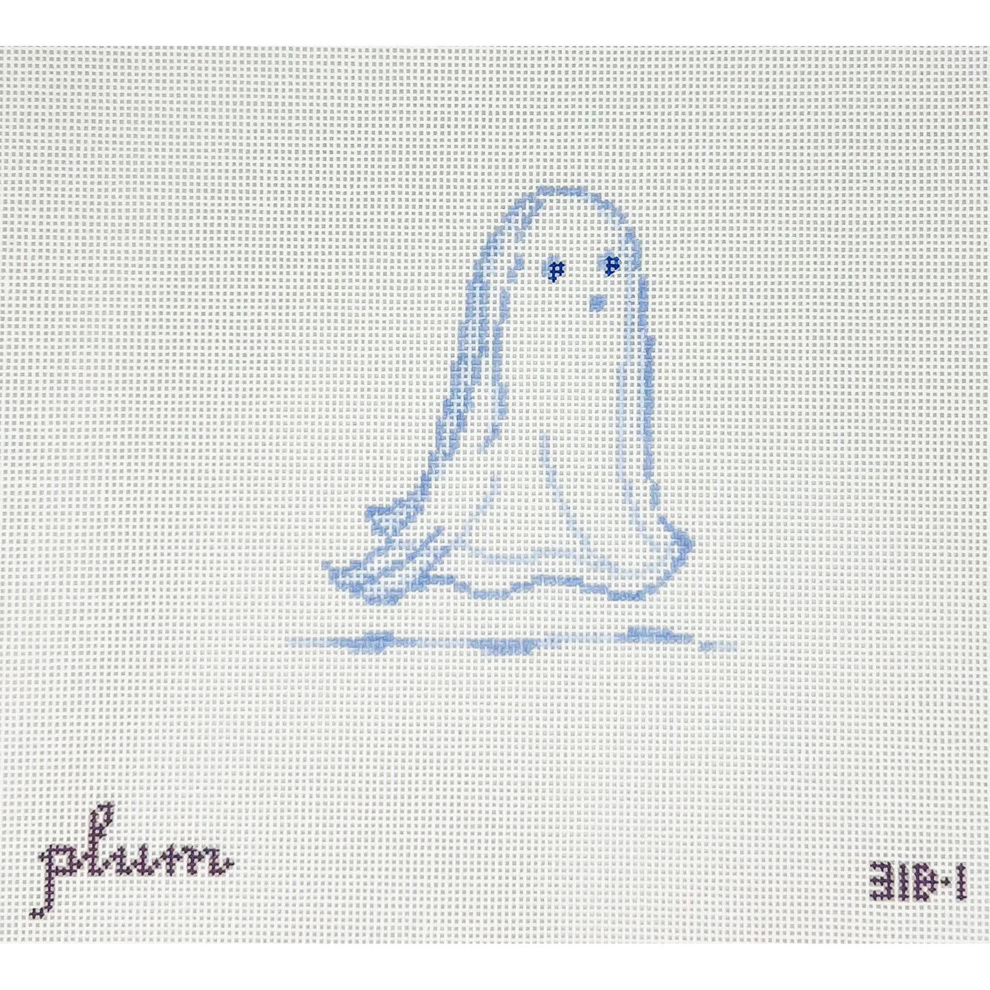 Blue & White Ghost #1