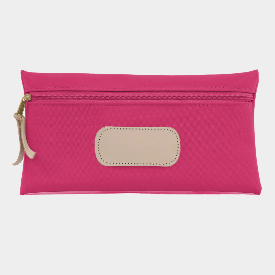 Jon Hart Large Pouch in Berry Coated Canvas