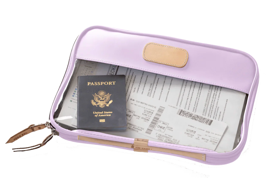 STITCH CLUB NOLA **PREORDER** Jon Hart Lilac Coated Canvas Folio