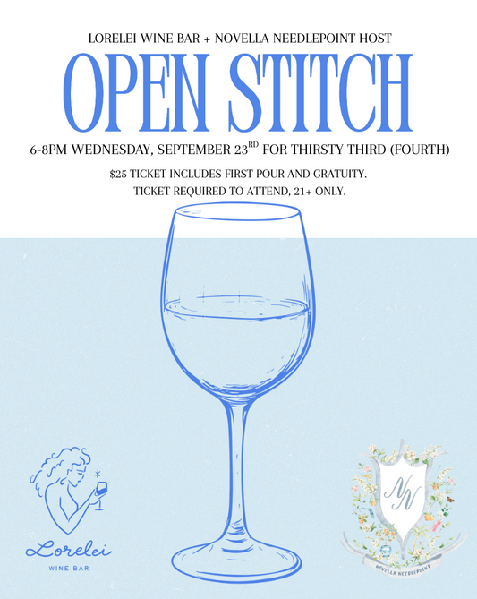 Lorelei Open Stitch Wednesday September 23rd 6-8pm
