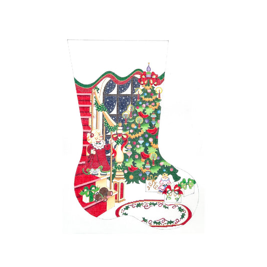 Girl on Stairs Midsize Stocking