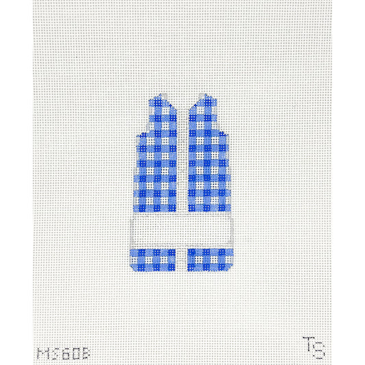 Blue Gingham Mini Shift (customizable)