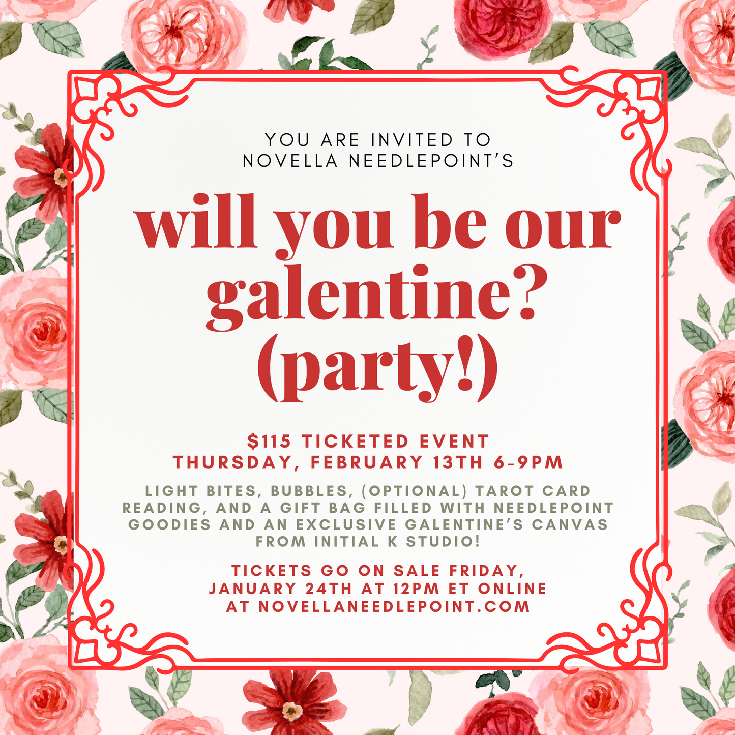 Galentine's Day Party Ticket for Thursday, February 13th 2025
